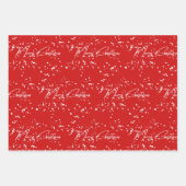 kerstpapier inpakpapier vel (Voorkant 3)