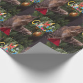 kerstpapier Kat Cadeaupapier (Hoek)