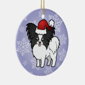 kerstpapier keramisch ornament (Rechts)