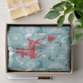 kerstpapier,  kerstman tissuepapier (Geschenk)