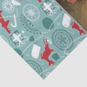 kerstpapier,  kerstman tissuepapier (Detail)