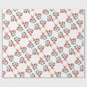 kerstpapier Koe land Cadeaupapier (Vlak)