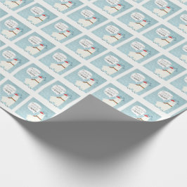 kerstpapier, llama cadeaupapier