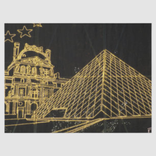 kerstpapier , louvre tissuepapier
