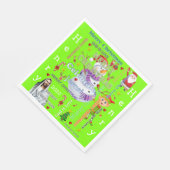 Kerstpapier luiers, Merry Jesus Santa Servet (Hoek)