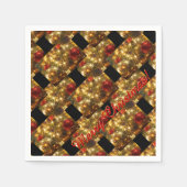 Kerstpapier, luiers servet (Voorkant)