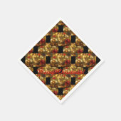 Kerstpapier, luiers servet (Hoek)