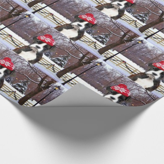 kerstpapier met een pup-tafelblad cadeaupapier (Hoek)