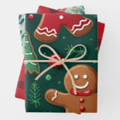 kerstpapier met onmiddellijke verpakking Reeks 3 v Inpakpapier Vel (In situ)