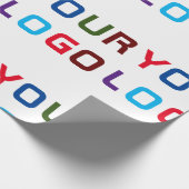 Kerstpapier met rode en witte kerstinslag cadeaupapier (Hoek)