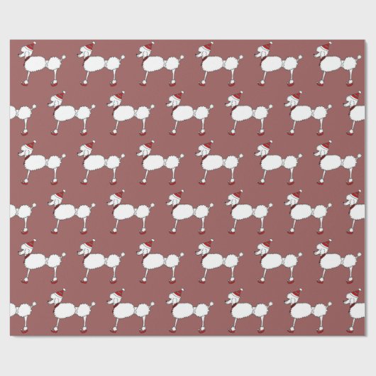 kerstpapier met rode omhulling cadeaupapier (Vlak)