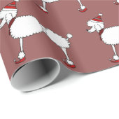 kerstpapier met rode omhulling cadeaupapier (Rol Hoek)