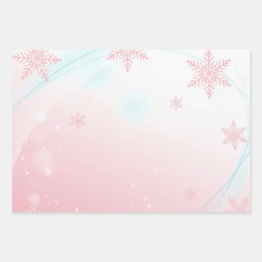 kerstpapier met unicorn Wrapping Inpakpapier Vel (Voorkant 2)