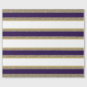 kerstpapier met vulling, met faux, gestript cadeaupapier (Vlak)