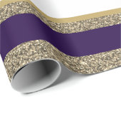 kerstpapier met vulling, met faux, gestript cadeaupapier (Rol Hoek)