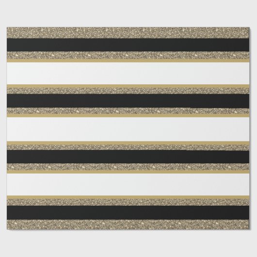 kerstpapier met vulling, met faux, gestript cadeaupapier (Vlak)