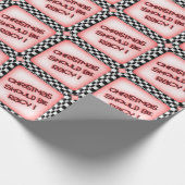 kerstpapier met wielrantsoen cadeaupapier (Hoek)