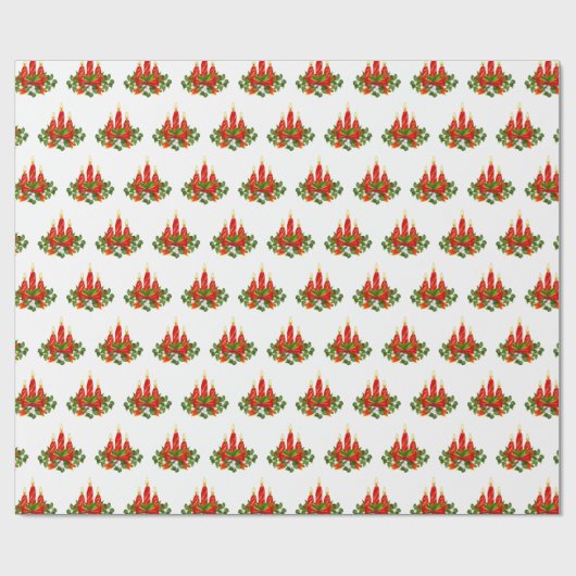 kerstpapier — Mistleton Cadeaupapier (Vlak)