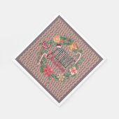 Kerstpapier Napkin Servet (Hoek)