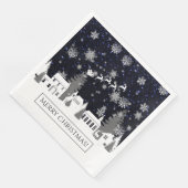 kerstpapier Napkin Servet (Hoek)