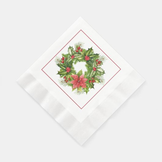 kerstpapier Napkins Servet (Hoek)
