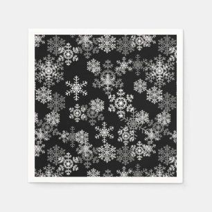kerstpapier Napkins-Snowflakes Servetten