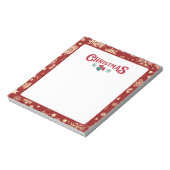 kerstpapier notitieblok (Gedraaid)