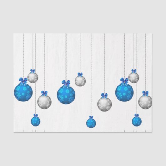 kerstpapier/Ornamenten Tissuepapier (Voorkant)