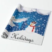 kerstpapier Prettige feestdagen Cadeaupapier (Uitgerold)