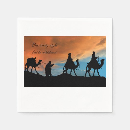 Kerstpapier servet (Voorkant)