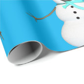 kerstpapier Snowman Cadeaupapier (Rol Hoek)
