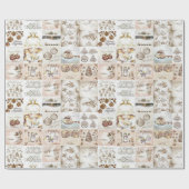 kerstpapier Snowman Cadeaupapier (Vlak)