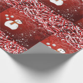 kerstpapier Snowman Cadeaupapier (Hoek)