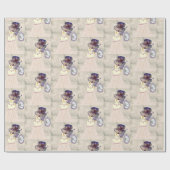 kerstpapier Snowman,  Cadeaupapier (Vlak)