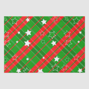 kerstpapier/sterren en kerstschijven tissuepapier