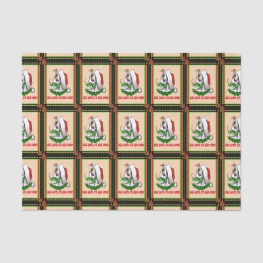 kerstpapier tissuepapier (Voorkant)