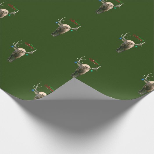 kerstpapier van elk elandenvlees cadeaupapier (Hoek)