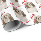 kerstpapier van Lhasa Apso Cadeaupapier (Rol Hoek)