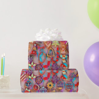 kerstpapier vieren cadeaupapier