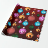 kerstpapier voor Baubles Cadeaupapier (Uitgerold)
