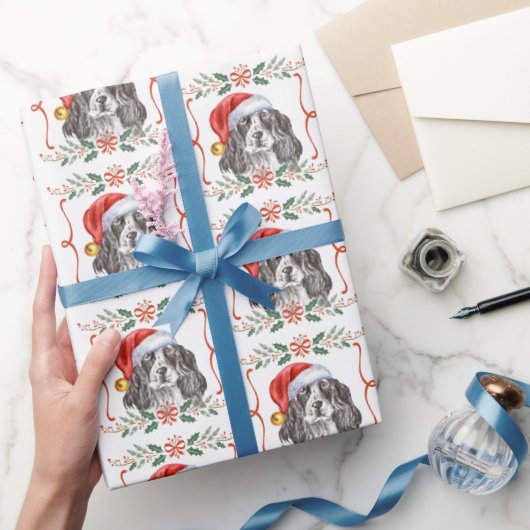 kerstpapier voor de hantering van hondenbont cadeaupapier (Geschenken)