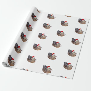 kerstpapier voor eenden cadeaupapier