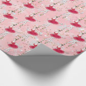 kerstpapier voor feestdag Ballerina Cadeaupapier (Hoek)