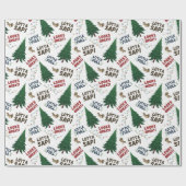 kerstpapier voor gevarendriepering cadeaupapier (Vlak)