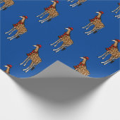 kerstpapier voor Giraffes Cadeaupapier (Hoek)