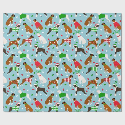 kerstpapier voor het verpakken van bonzen cadeaupapier (Vlak)