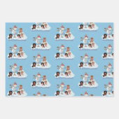 kerstpapier voor het verpakken van kerstcadeautjes inpakpapier vel (Voorkant)