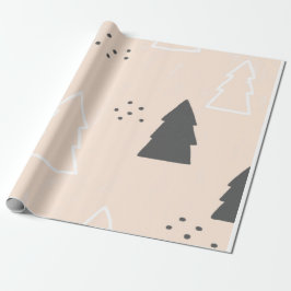  kerstpapier voor kerstboho moderne verdringing cadeaupapier