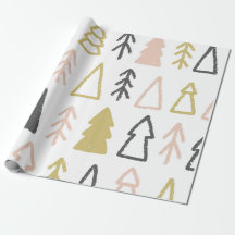  kerstpapier voor kerstboho moderne verdringing