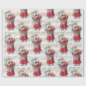  kerstpapier voor kerstkaarten voor kerstmis cadeaupapier (Vlak)